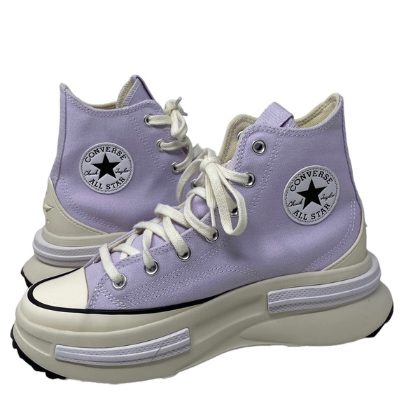 Converse Run Star Legacy Platform Violet Women Sneakers Canvas High Top A03064C - Picture 2 of 9